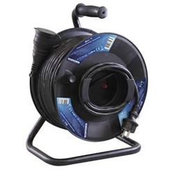 Gumový prodlužovací kabel - buben 1 zásuvka 25m 1908212500 - Kabely + redukce