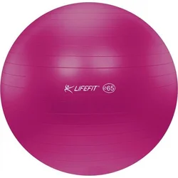 Gymnastická lopta LIFEFIT ANTI-BURST 65 cm, bordó F-GYM-65-22