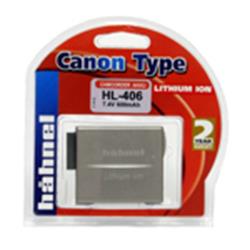 Hähnel HL-406   Canon Typ 7.4V 600mAh. ( Metallic Grey ) Náhrada za Canon BP-406