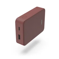 Hama Colour 10, powerbank 10000 mAh, 3 A, výstup: USB-C, USB-A, červená