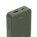 Hama Colour 10, powerbank 10000 mAh, 3 A, výstup: USB-C, USB-A, zelená
