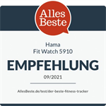 Hama Fit Watch 5910, sport. hodinky černé, voděodolné, GPS, pulz, krokoměr atd.