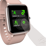 Hama Fit Watch 5910, športové hodinky, vodotesné, GPS, srdcový tep, kalórie, krokomer atď., ružové zlato
