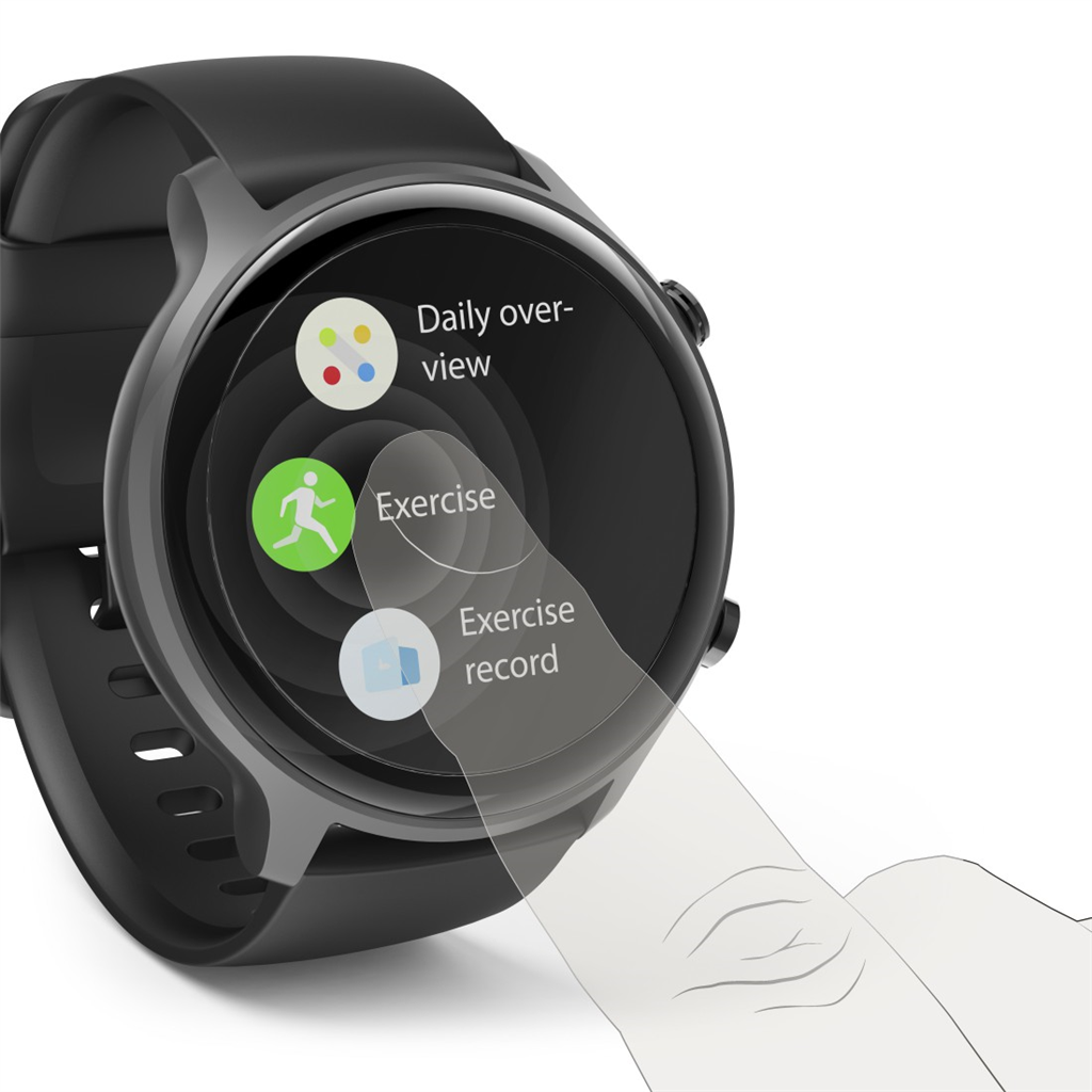 Hama Fit Watch 6910, športové hodinky, GPS, srdcový tep, oxymeter, kalórie, vodotesné, čierne