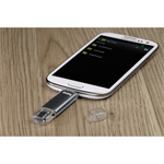 Hama flashPen "Laeta Twin" 32 GB 10 MB/s, sivá