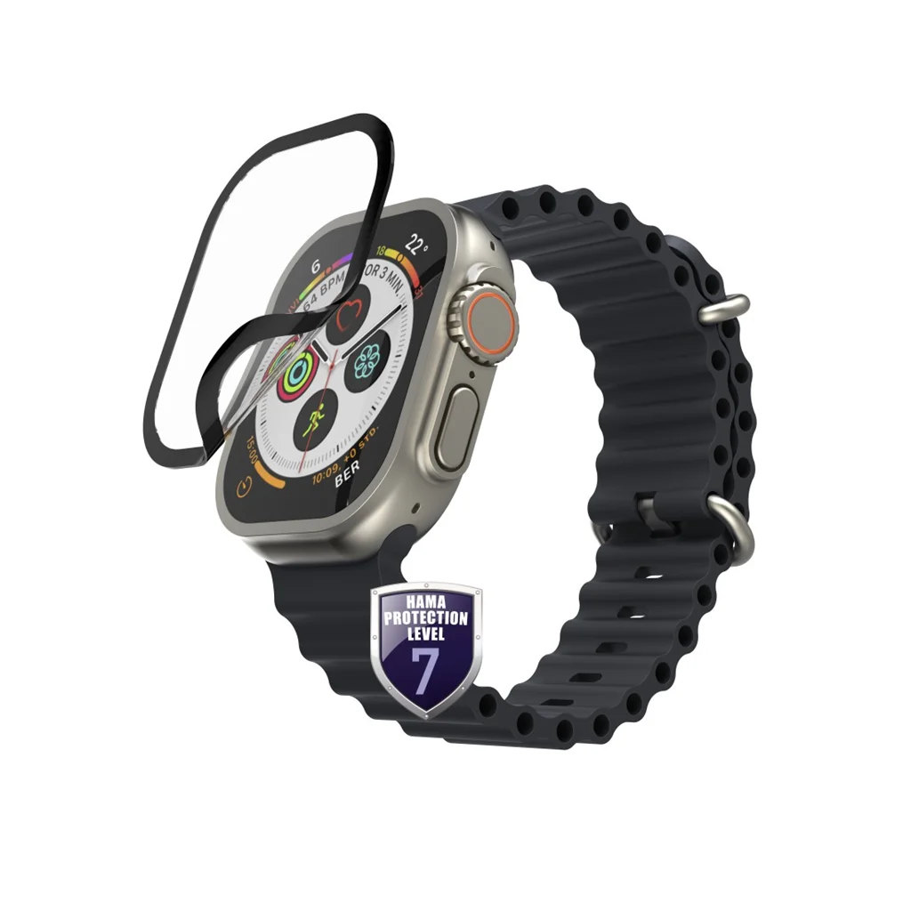 Hama Hiflex, ochrana displeja pre Apple Watch Ultra, 49 mm, odolná proti rozbitiu