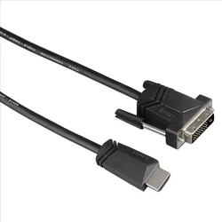 Hama kábel HDMI vidlice - DVI-D vidlice, 1,5 m (122130)