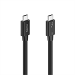 Hama kábel Thunderbolt 5, USB-C, 1 m, 80 Gb/s, 240 W