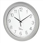 Hama nástěnné hodiny, řízené rádiovým signálem, průměr 30 cm, stříbrné