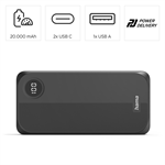 Hama powerbank 20000 mAh, 15 W
