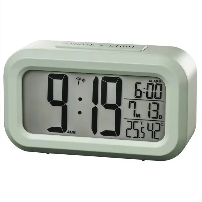 Hama RC 660, digitálny budík, rádiom riadený, mätovo zelený