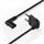 Hama síťový napájecí kabel, 2pólové vidlice kolmé, 1,5 m
