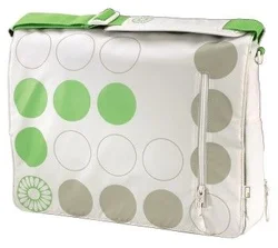 Hama taška notebook messenger C1 13.3 green/white