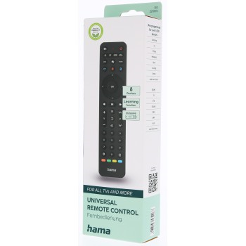 Hama univerzální dálkový ovladač 8v1 s funkcí učení
