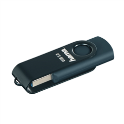 Hama USB 3.0 Flash Drive Rotate, 32 GB, 70 MB/s, petrol blue