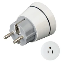 Hama zásuvkový adaptér z USA do ČR, 3pól., LED