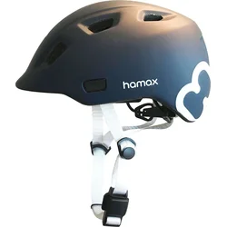 Hamax Thundercap 52-57cm - modrá/biela pásky 303238