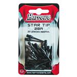 Harrows T92 Hroty k šipkám STAR SOFT 30 ks v blistru  - černé