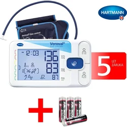 Hartmann Veroval® DUO CONTROL tlakoměr s manžetou vel. M (obvod paže 22 - 32 cm), 5 let záruka