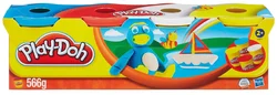 Hasbro Play-Doh - 4 kelímky barev
