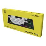 Hator Gravity TKL drôtová klávesnica čierna