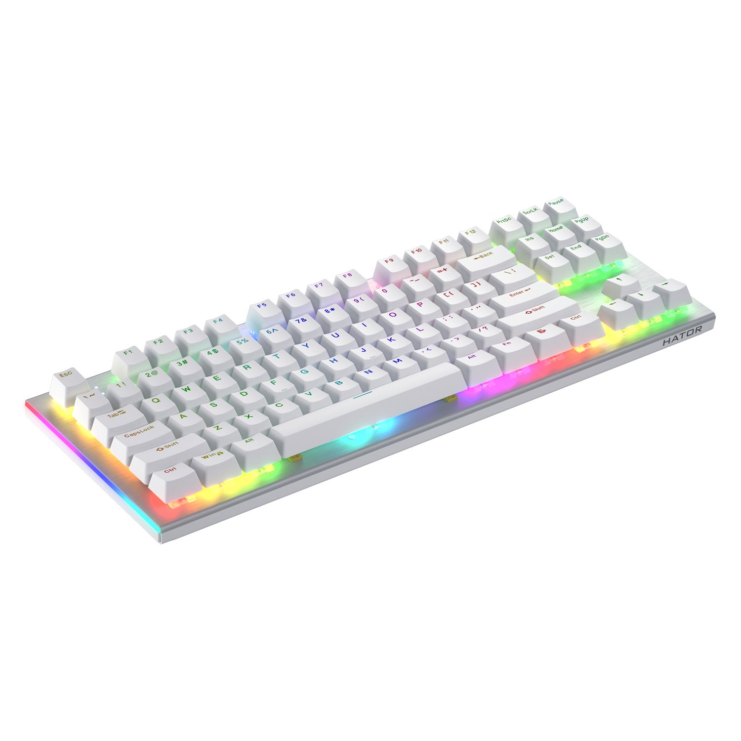 Hator Gravity X TKL drôtová klávesnica biela