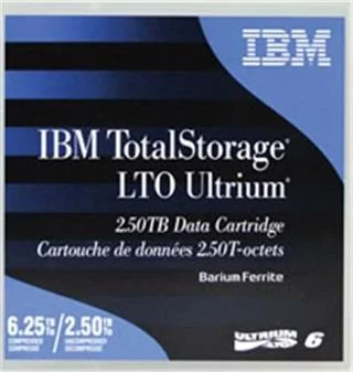 HD IBM LTO6 Ultrium 2,5/6,25TB 00V7590