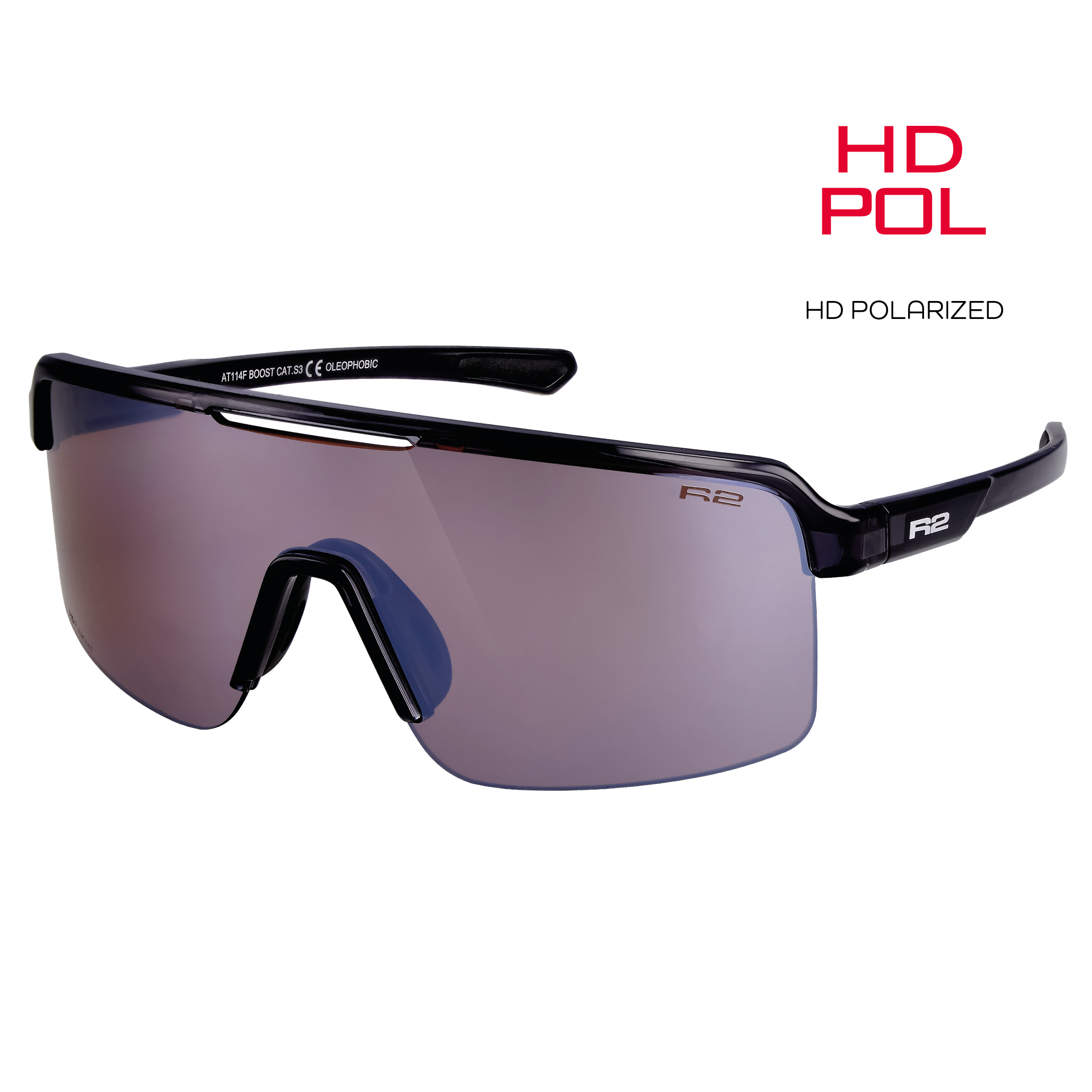 HD polarizačné športové slnečné okuliare R2 BOOST AT114F