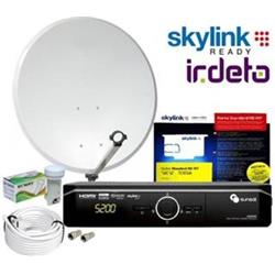 HD satelitní komplet Sunsat S200HDi IRDETO + karta SKYlink
