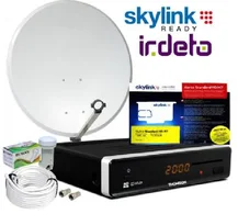 HD satelitní komplet Thomson THS813 IRDETO + karta SKYlink