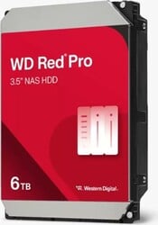 HD WD Red Pro 6TB, 3,5", SATA 6Gb/s, 256MB cache, 7200 otáček, CMR