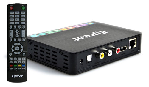 HDD eGreat EG-R6S, 3D FullHD přehrávač,", HDMI,2xUSB2.0,1xUSB3.0, Android