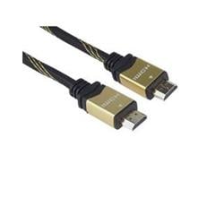 HDMI 2.0 High Speed + Ethernet kabel HQ, zlacené konektory, 5m