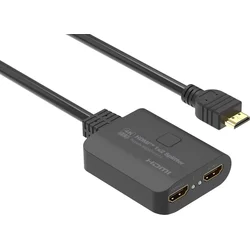 HDMI 2.0 mini rozdeľovač 1-2 pigtail 4Kx2K@60Hz HDCP2.2 Downscaler