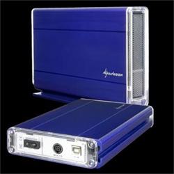 HDR SHARKOON Swift-Case BLUE, ext.box pro 3,5" HDD, USB 2.0