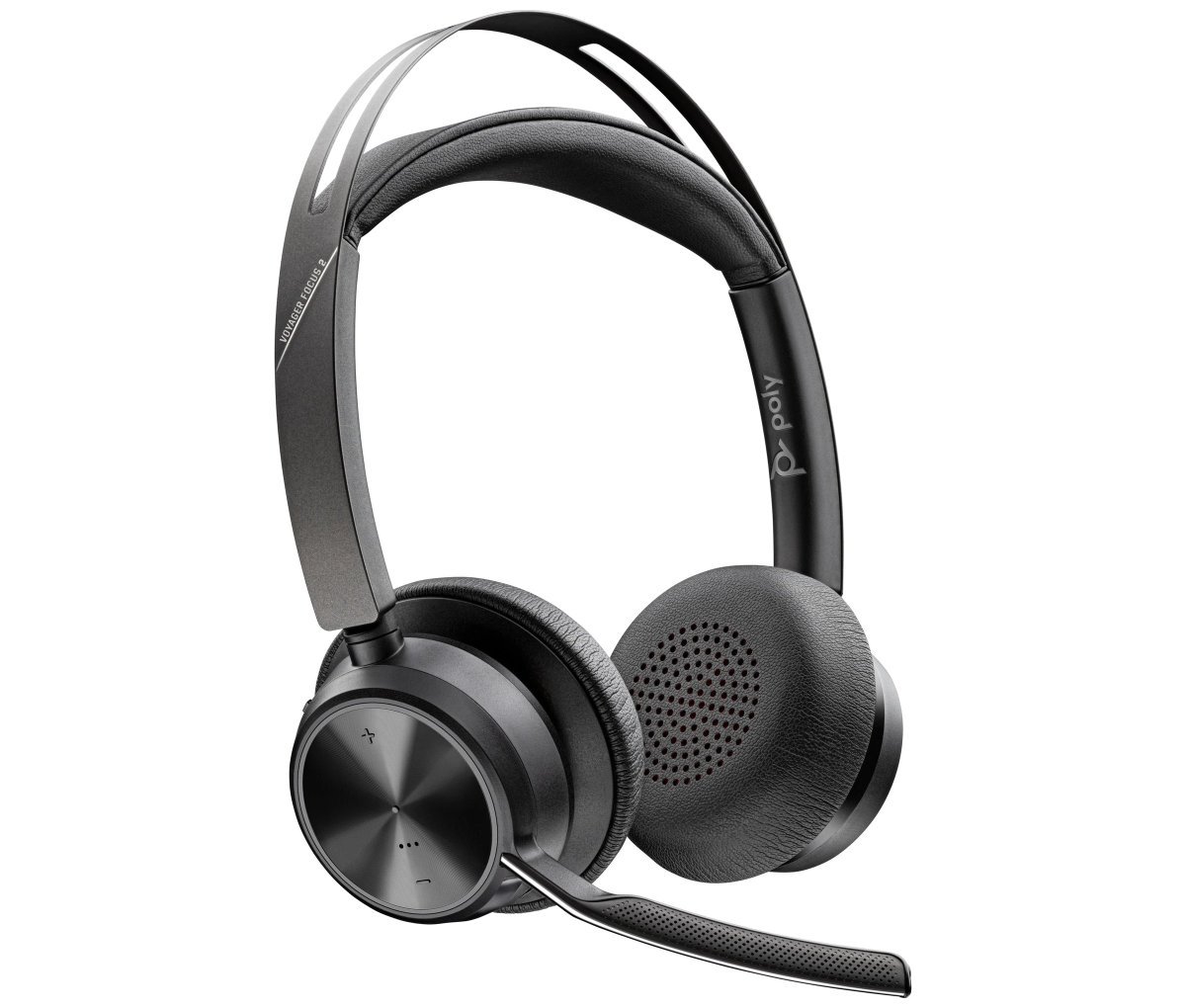 Headset HP Poly Voyager Focus 2 MS USB-C + adaptér USB-C/A + nabíjací stojan (9T9J6AA)