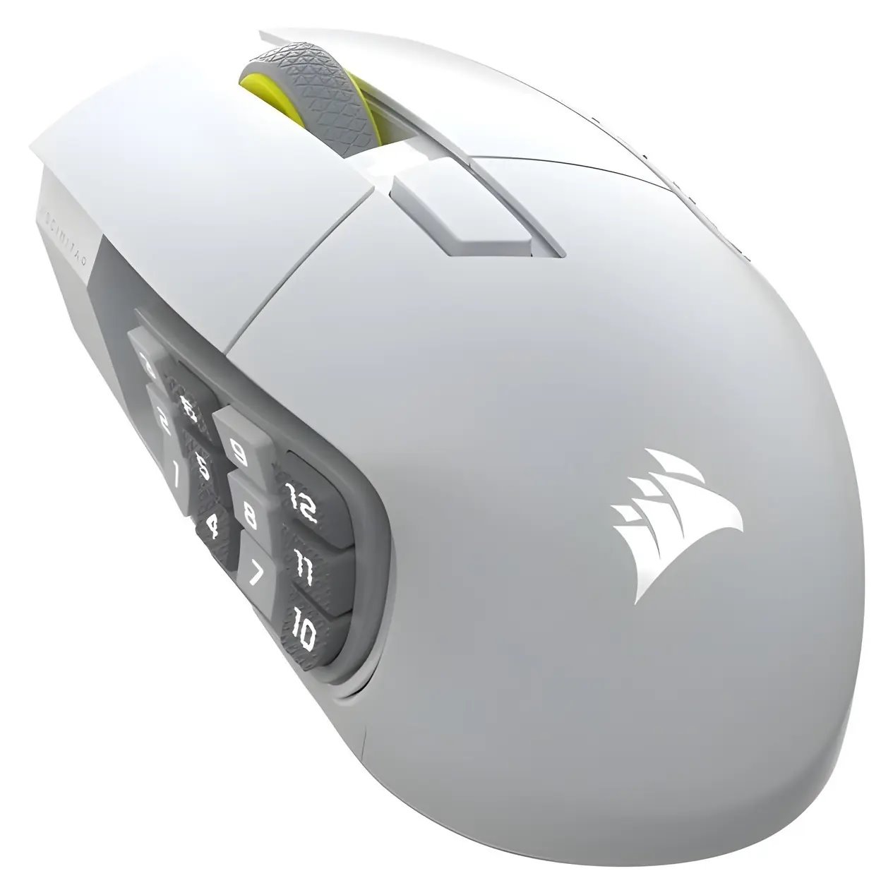 Herná myš Corsair Scimitar Elite Wireless SE, biela