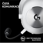 Herná náhlavná súprava Logitech G PRO X 2 LIGHTSPEED, biela