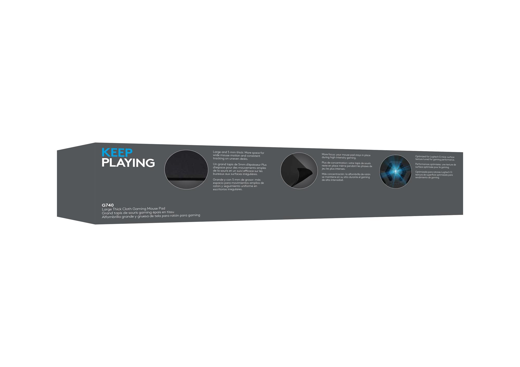 Herná podložka Logitech G740