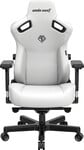 Herná stolička Anda Seat Kaiser 3 Premium – veľkosť XL – biele PVC
