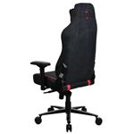Herné kreslo AROZZI VERNAZZA Supersoft Red/ látkový povrch/ čierna červená