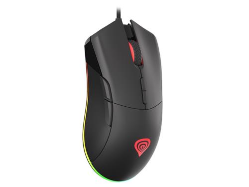 Herní myš GENESIS Krypton 290, RGB podsvícení, 6400 DPI, černá