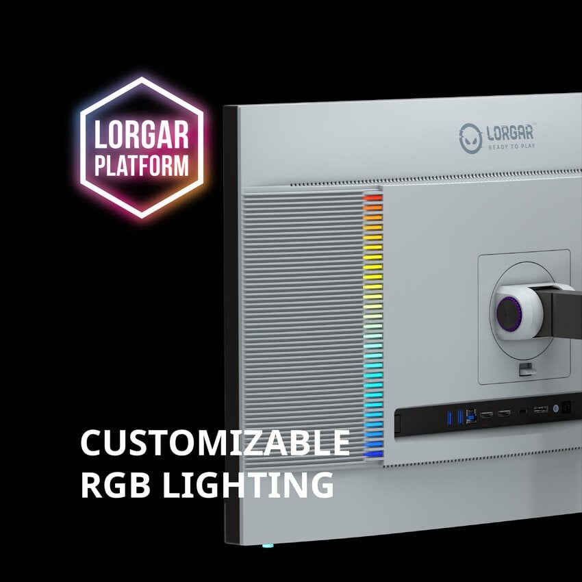 Herný monitor Lorgar 27, plochý, 4K UHD, miniLED
