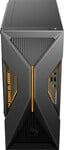 Herný stolný počítač ASUS TUF T500 v šedej farbe Solar Eclipse