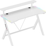 Hero 1.9 RGB White 120 cm gaming desk