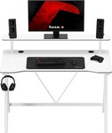 Hero 1.9 White 120 cm gaming desk