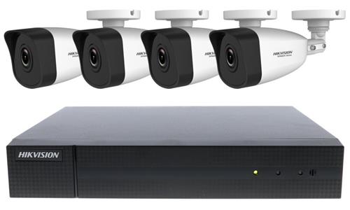 HIKVISION HiWatch Network PoE KIT HWK-N4142BH-MH(C)/ 2Mpix/ 4x kamery HWI-B121H/ 1x NVR HWN-2104MH-4P/ 1TB HDD