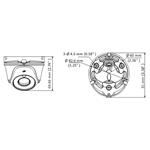HIKVISION HiWatch turbo HD kamera HWT-T150-M/ Turret/ 5Mpix rozlíšenie/ 2,8mm objektív/ IP66 ochrana/ IR do 20m/ kov