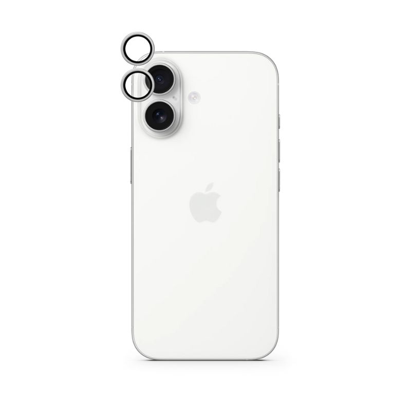 Hliníkové chrániče objektívu Epico | iPhone 17 | strieborná