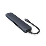 Hliníkový rozbočovač Epico 6v1 | 100W USB-C PD | tmavý atrament |